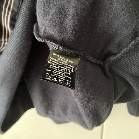 JOE'S Striped Relax Wide Neck Sweatshirt M - Picture 6 of 8